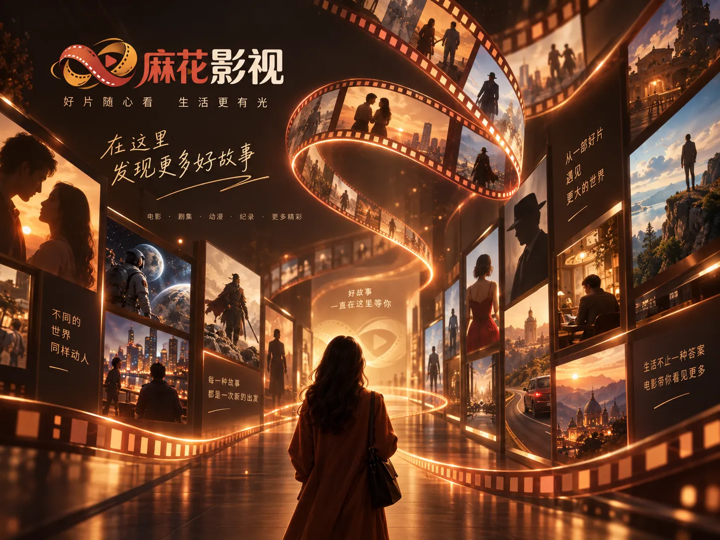 连续追剧与剧集浏览主题画面